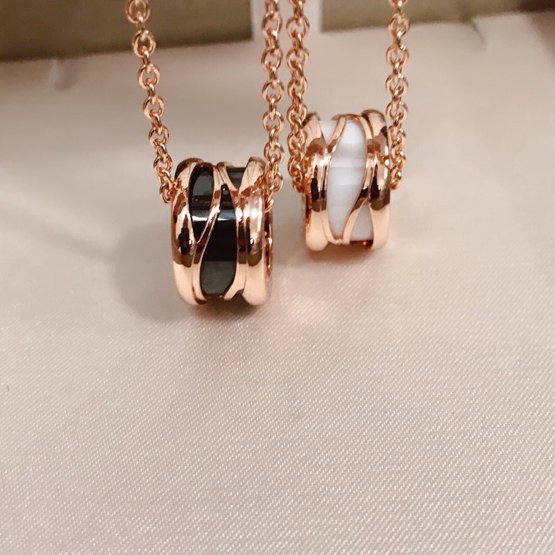 [Resenly Jewelry]ZERO 1 FOUR BAND PINK GOLD CERAMIC