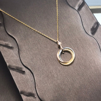 [Resenly Jewelry]TRINITY  NECKLACE 1 DIAMOND