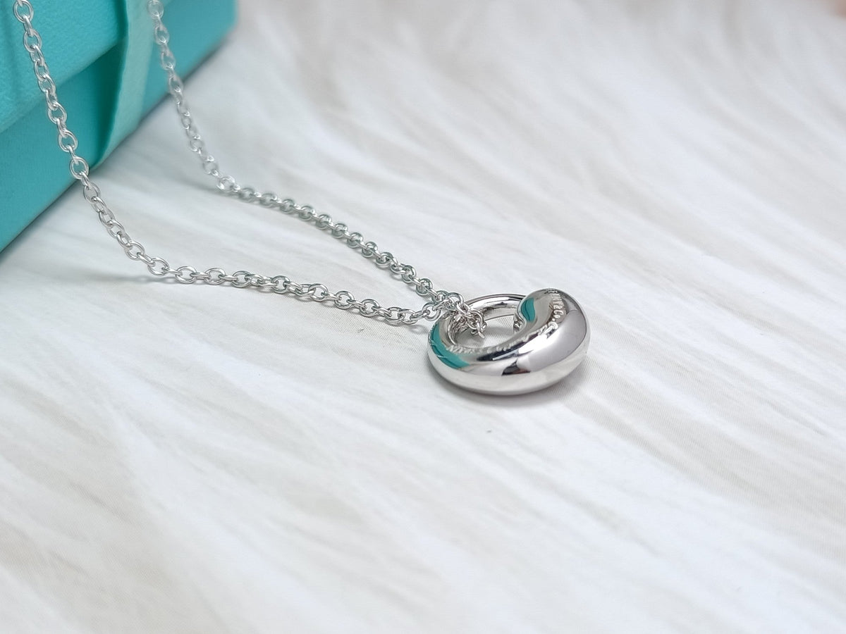 [Resenly Jewelry]SNAIL PEDANT SILVER NECKLACE