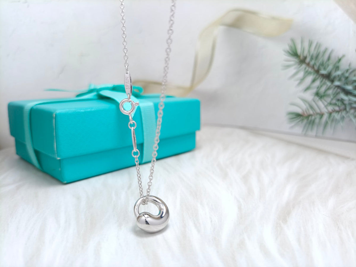 [Resenly Jewelry]SNAIL PEDANT SILVER NECKLACE
