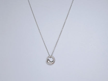 [Resenly Jewelry]SNAIL PEDANT SILVER NECKLACE