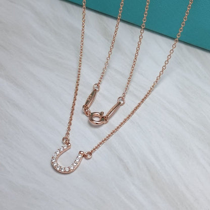 [Resenly Jewelry]U DIAMONDS PEDANT NECKLACE