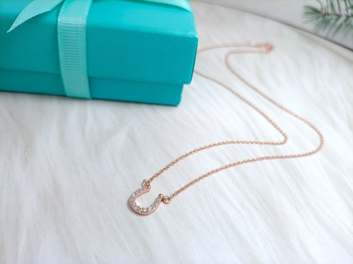 [Resenly Jewelry]U DIAMONDS PEDANT NECKLACE