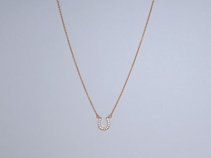 [Resenly Jewelry]U DIAMONDS PEDANT NECKLACE