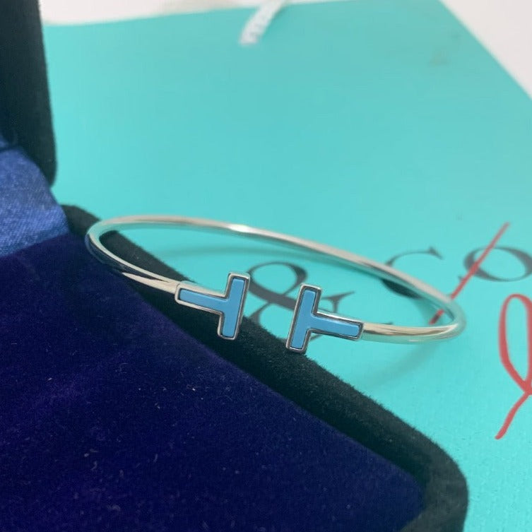 [Resenly Jewelry]T BRACELET 1.8MM TURQUOISE