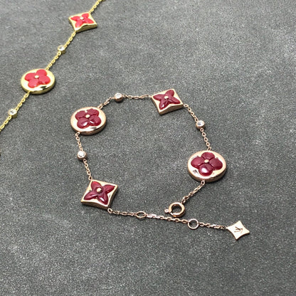[Resenly Jewelry]スター＆サン カーネリアン 4モチーフ 3ダイヤモンド