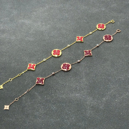 [Resenly Jewelry]スター＆サン カーネリアン 4モチーフ 3ダイヤモンド