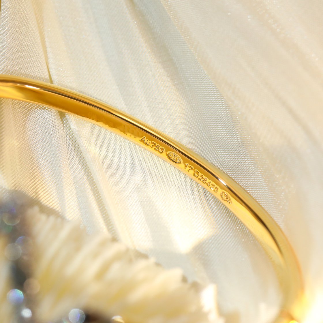 [Resenly Jewelry]VOLTE アップサイドダウン ゴールド ダイヤモンド ブレスレット