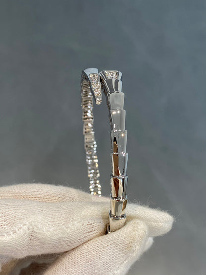 [Resenly Jewelry]SERPENTI BRACELET DIAMONDS SILVER