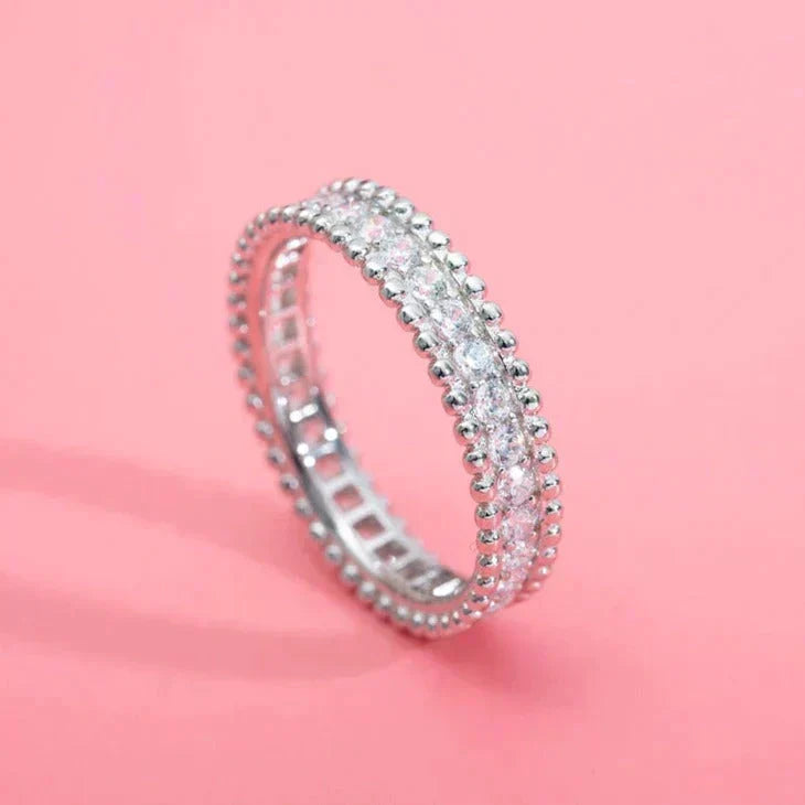 [Resenly Jewelry]PERLEE DIAMOND SILVER RING