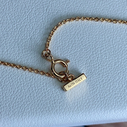 [Resenly Jewelry]T ダイヤモンド サークル ペンダント ネックレス