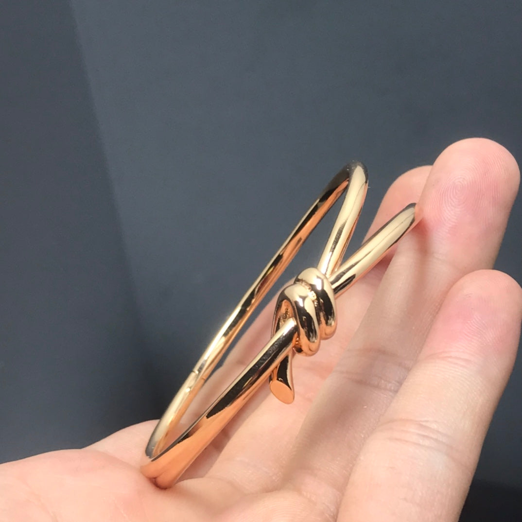 [Resenly Jewelry]KNOT DOUBLE ROWS BRACELET