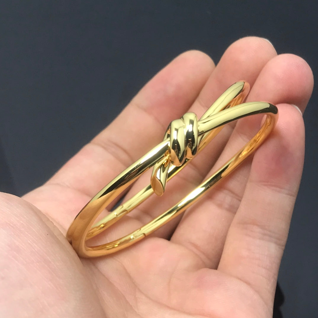 [Resenly Jewelry]KNOT DOUBLE ROWS BRACELET
