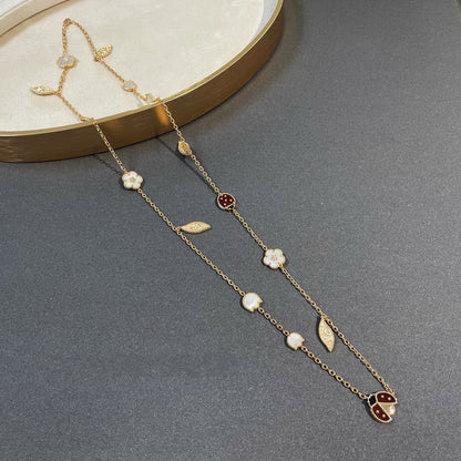 [Resenly Jewelry]LUCKY SPRING 15 MOTIFS GOLD NECKLACE