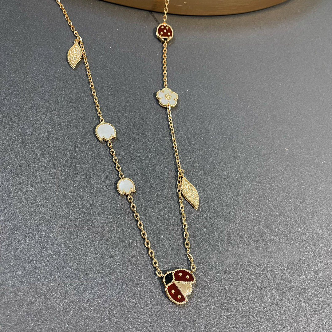[Resenly Jewelry]LUCKY SPRING 15 MOTIFS GOLD NECKLACE