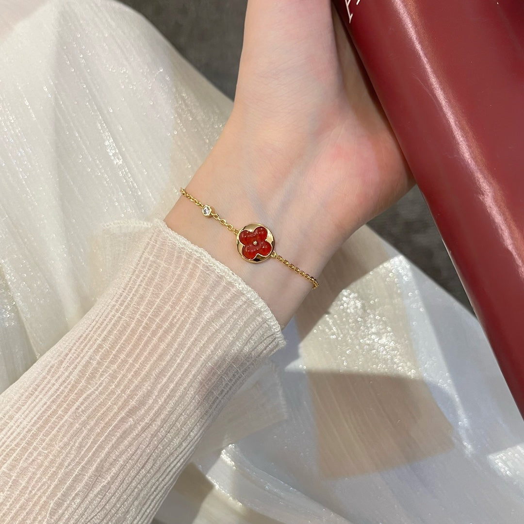 [Resenly Jewelry]SUN PEDANT CARNELIAN BRACELET