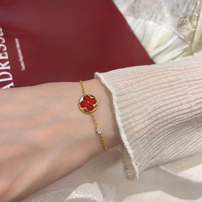 [Resenly Jewelry]SUN PEDANT CARNELIAN BRACELET
