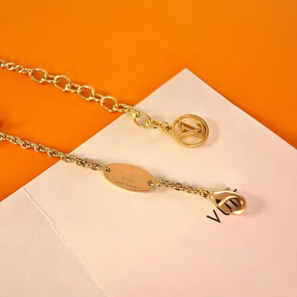 [Resenly Jewelry] ロゴスターモチーフ ゴールドブレスレット
