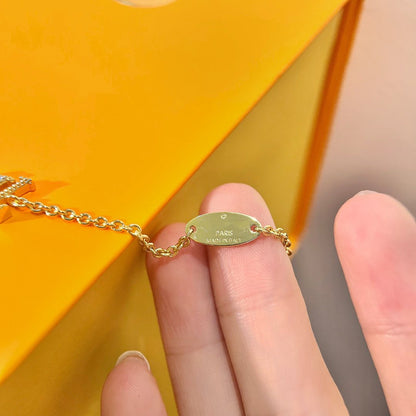 [Resenly Jewelry] ロゴスターモチーフ ゴールドブレスレット