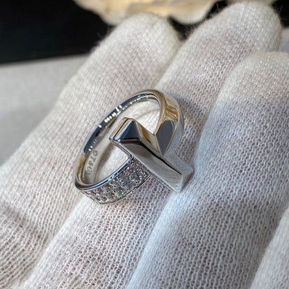 [Resenly Jewelry]T WIRE MEDIUM DIAMOND RING