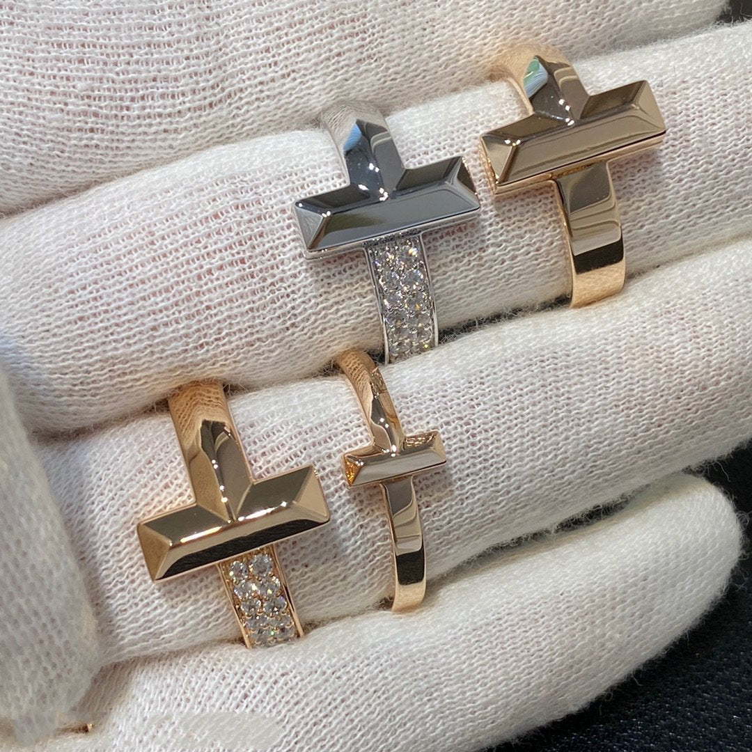 [Resenly Jewelry]T WIRE MEDIUM DIAMOND RING