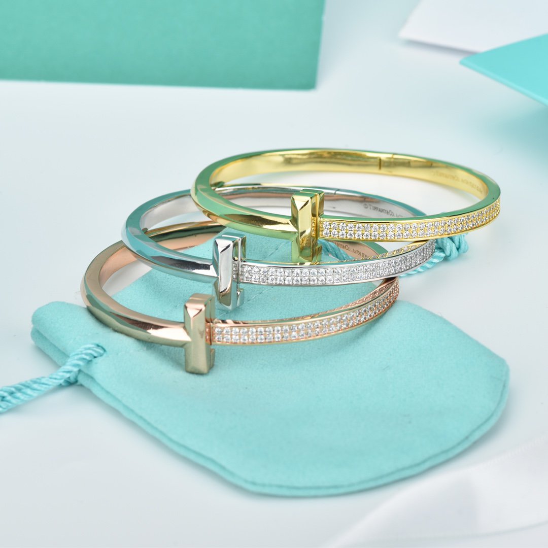 [Resenly Jewelry]WIDE DIAMONDS HINGED BANGLE