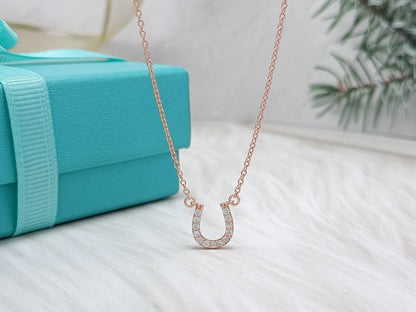 [Resenly Jewelry]U PEDANT DIAMOND NECKLACE
