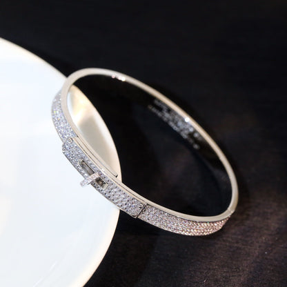 [Resenly Jewelry]KELLY BRACELET DIAMOND PAVED