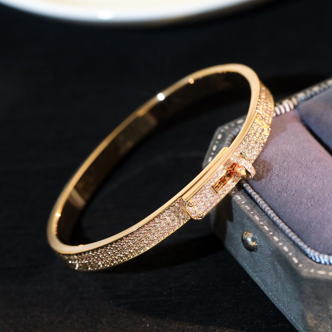[Resenly Jewelry]KELLY BRACELET DIAMOND PAVED