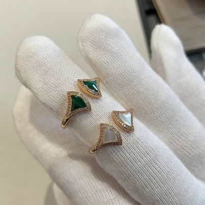 [Resenly Jewelry] ドリーム MOP ダイヤモンド オープンリング