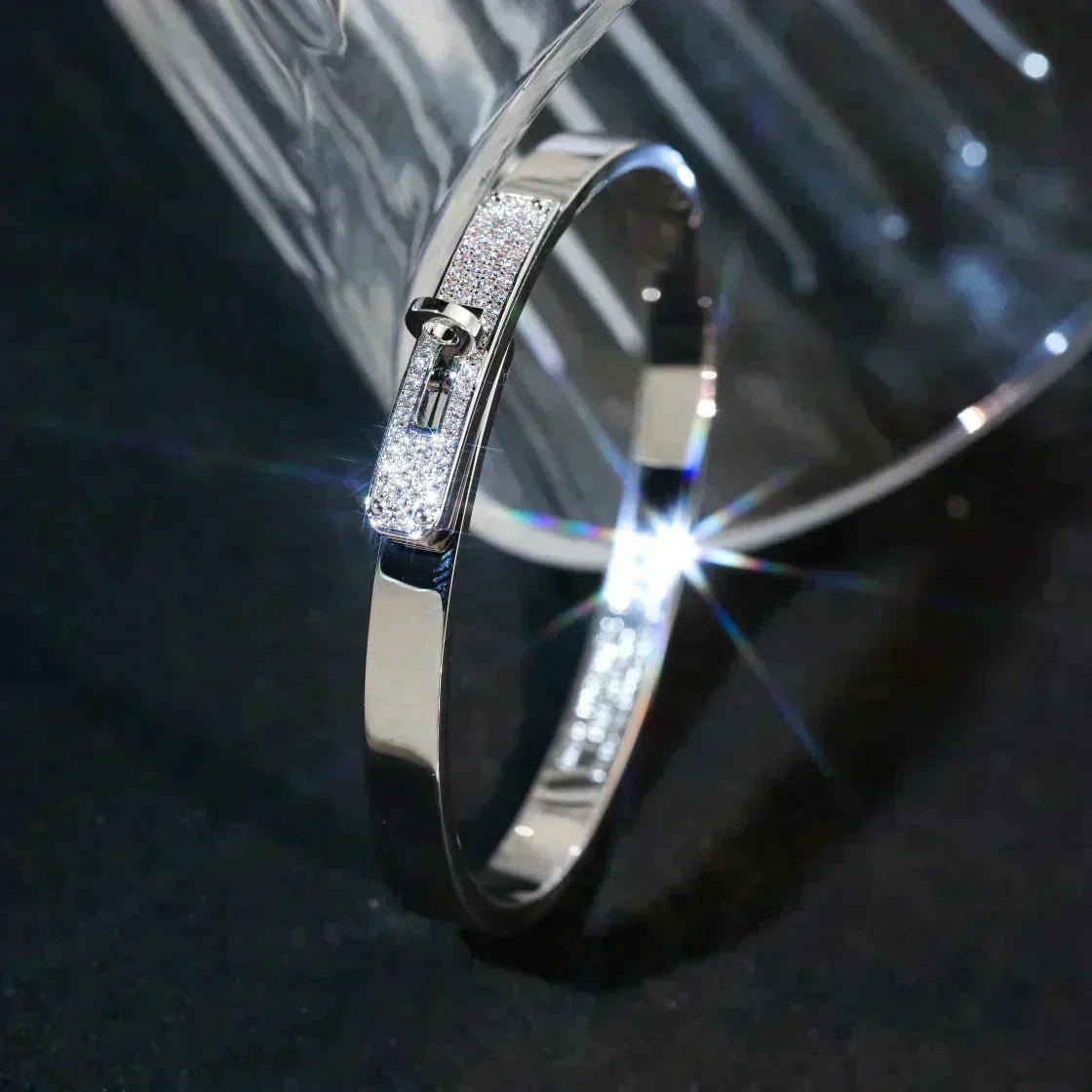 [Resenly Jewelry]KELLY SILVER DIAMOND BRACELET