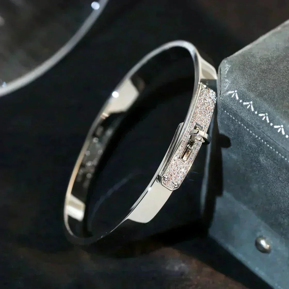 [Resenly Jewelry]KELLY SILVER DIAMOND BRACELET