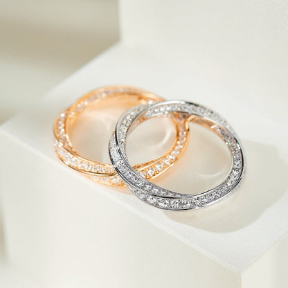 [Resenly Jewelry]SPIRAL DIAMOND RING