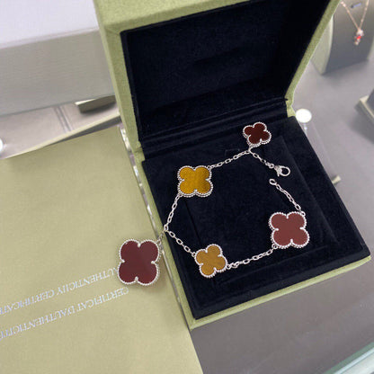 {
  "Resenly Jewelry": "Resenly Jewelry",
  "CLOVER 5 MOTIFS SIVLER CARNELIAN TIGER EYE BRACELET": "クローバー 5モチーフ シルバー カーネリアン タイガーアイ ブレスレット"
}