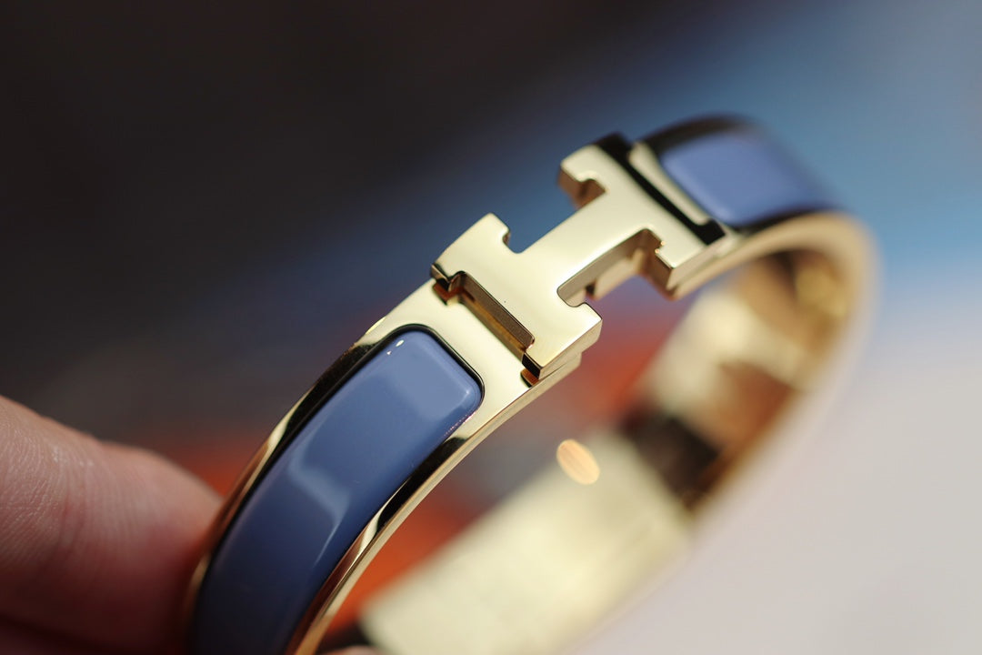 [Resenly Jewelry]H BRACELET 12MM BLUE GRAY