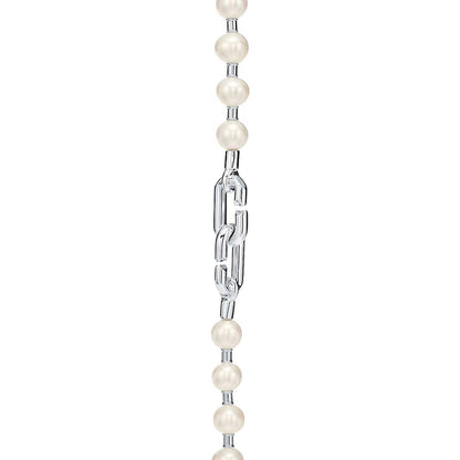 [Resenly Jewelry]ハードウェア パール ラップ ネックレス