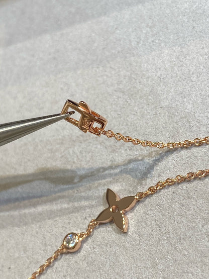 [Resenly Jewelry]スターダイヤモンド ピンクゴールドブレスレット