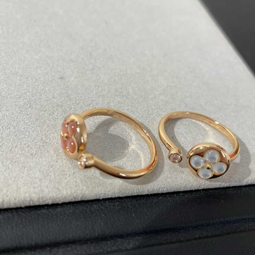 [Resenly Jewelry]SUN 1 DIAMOND PINK MOP RING