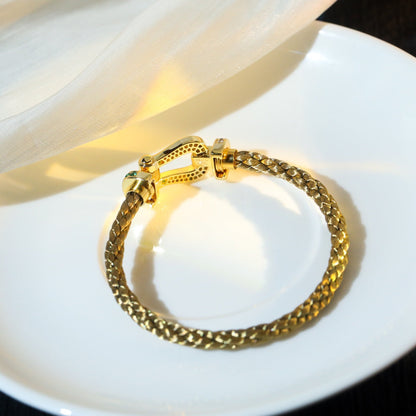 [Resenly Jewelry]FORCE 10 GOLD GREEN DIAMOND PAVED