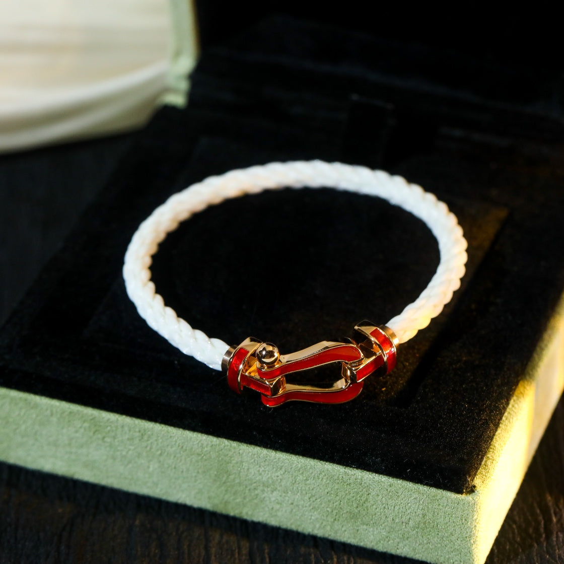 [Resenly Jewelry]FORCE 10 WHITE TEXTILE DIAMOND PAVED