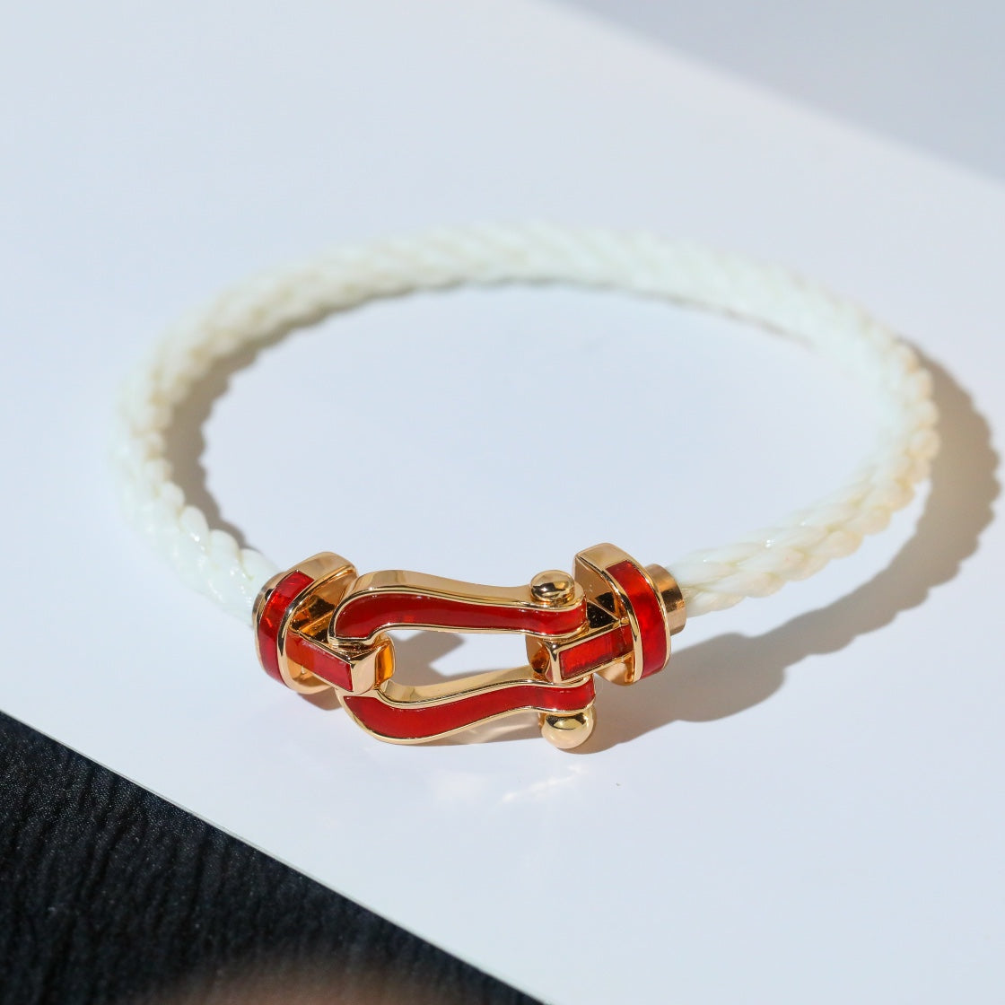 [Resenly Jewelry]FORCE 10 WHITE TEXTILE DIAMOND PAVED
