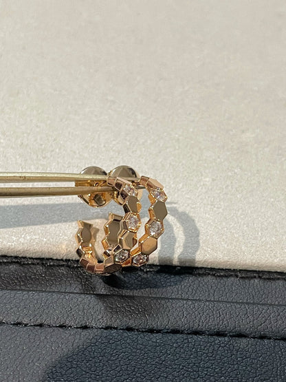 [Resenly Jewelry]Hollow Design Four-Leaf Clover Flower Shape Ring