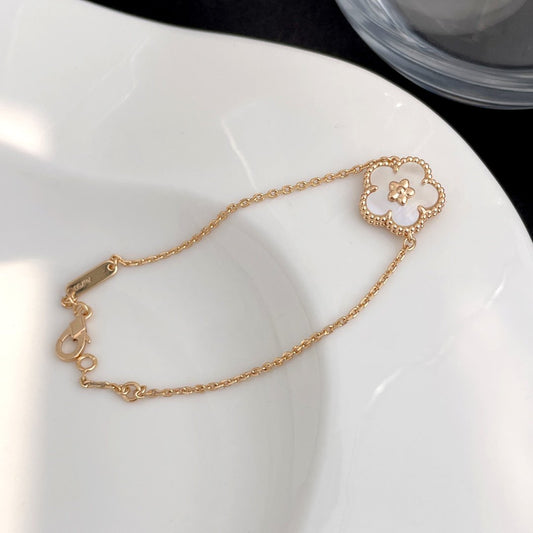[Resenly Jewelry]LUCKY SPRING ROSE GOLD MOP BRACELET