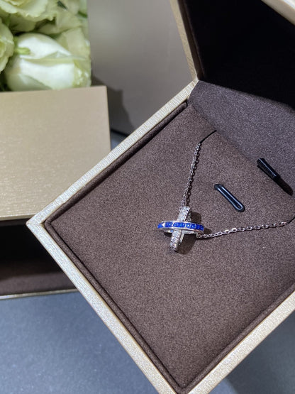 [Resenly Jewelry]LIENS DIAMOND SILVER NECKLACE