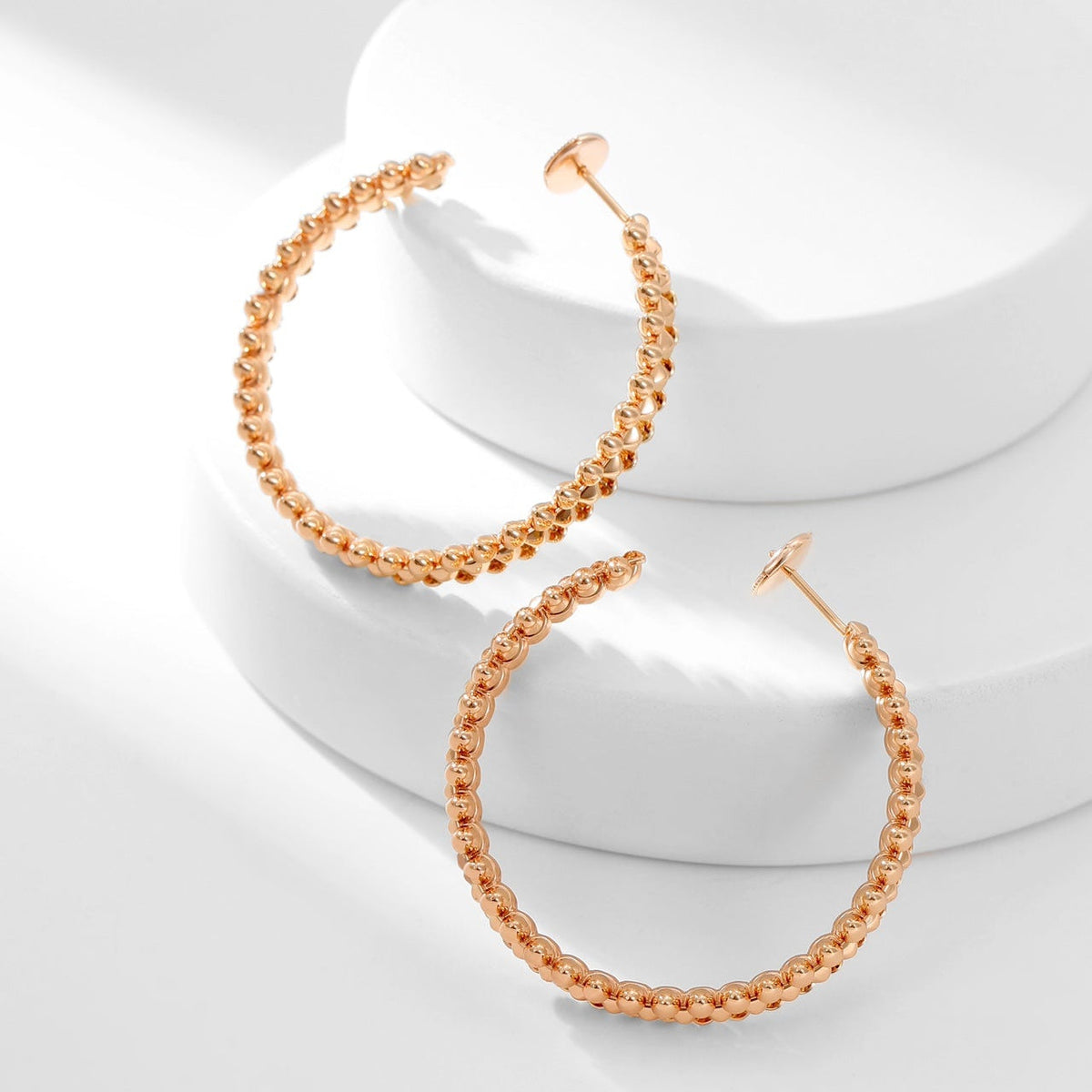[Resenly Jewelry]CLASH HOOP LARGE EARRINGS