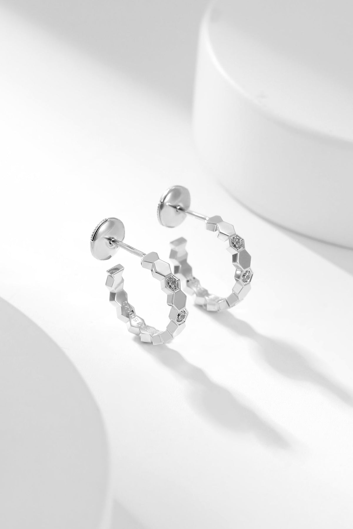 [Resenly Jewelry]BEE LOVE DIAMOND HOOP EARRINGS
