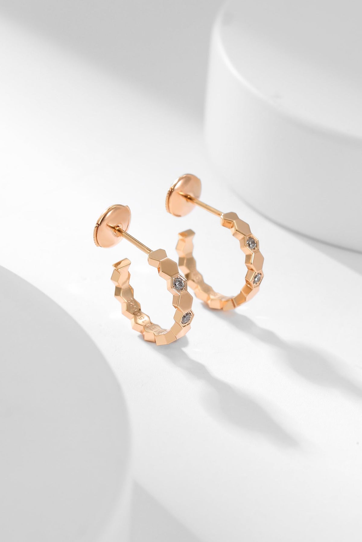 [Resenly Jewelry]BEE LOVE DIAMOND HOOP EARRINGS
