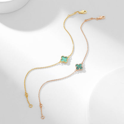 {
  "Resenly Jewelry": "Resenly Jewelry",
  "CLOVER BRACELET MALACHITE 1 MOTIF": "クローバーブレスレット マラカイト 1モチーフ"
}
