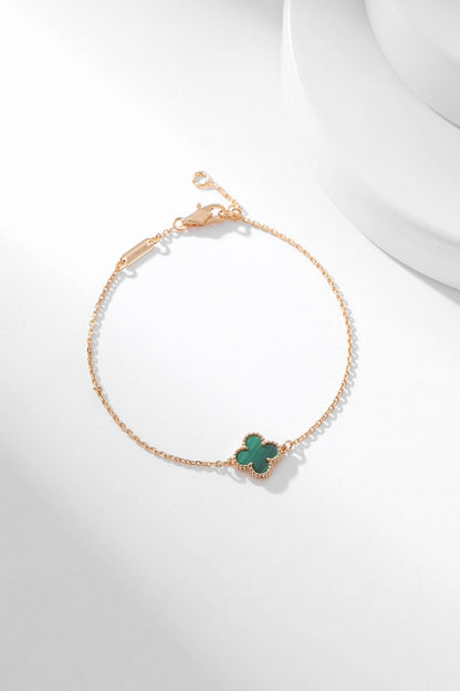 {
  "Resenly Jewelry": "Resenly Jewelry",
  "CLOVER BRACELET MALACHITE 1 MOTIF": "クローバーブレスレット マラカイト 1モチーフ"
}