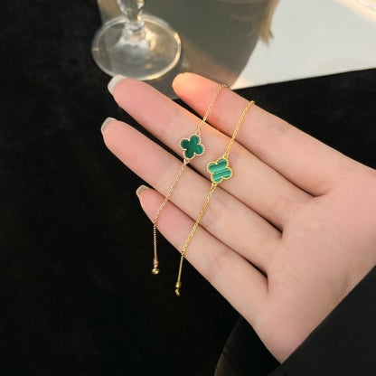 {
  "Resenly Jewelry": "Resenly Jewelry",
  "CLOVER BRACELET MALACHITE 1 MOTIF": "クローバーブレスレット マラカイト 1モチーフ"
}